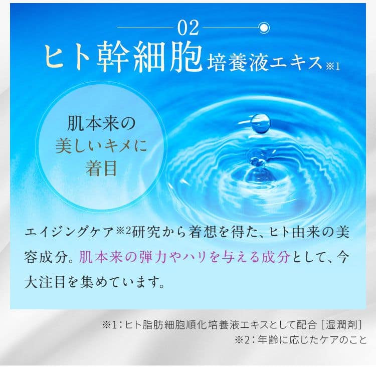 ヒト幹細胞培養液エキス